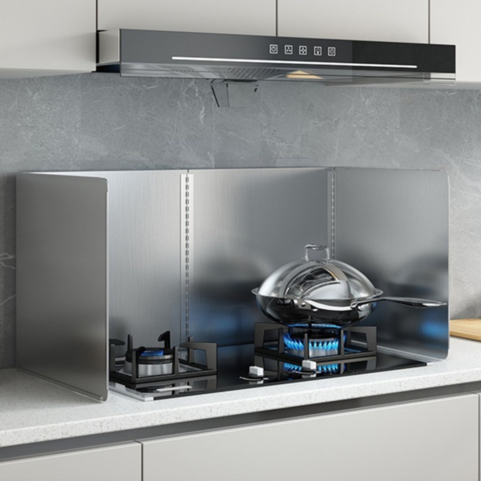 닥터리빙 스텐 가스렌지 인덕션 기름튐방지 가드 가림막 기름막이 보호막 기름방지 27,800원