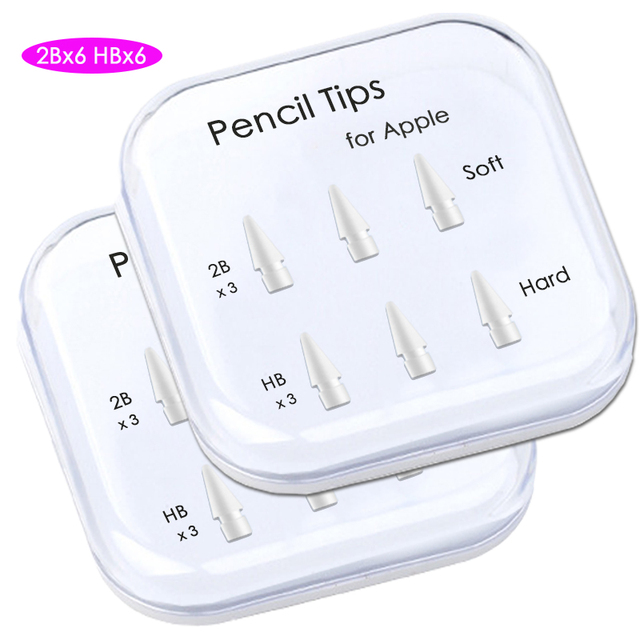 Peilinc 펜촉 Apple Pencil 1 세대/2 세대 2 층 iPad Stylus Nib 부드럽고 단단한 3 년 동안 충분한 연필 팁 21,490원