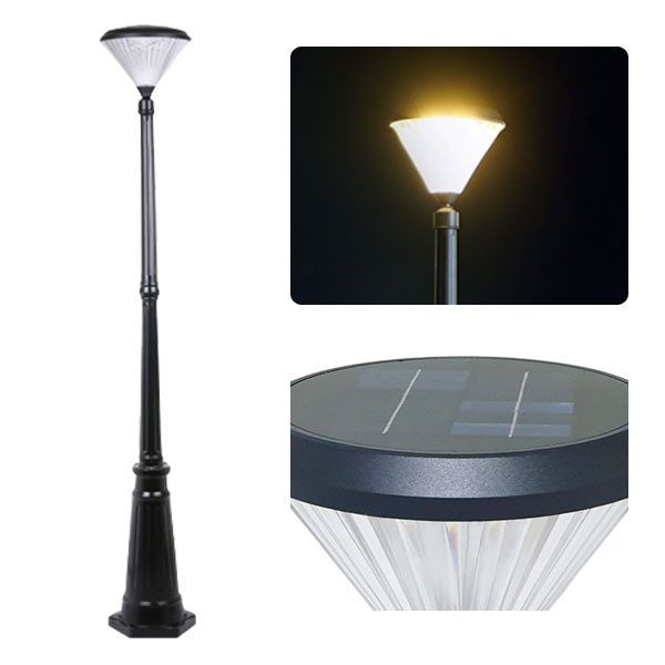 진성 태양광 LED 원반형 가로등 2M 정원등 잔디등 2색지원 133,000원