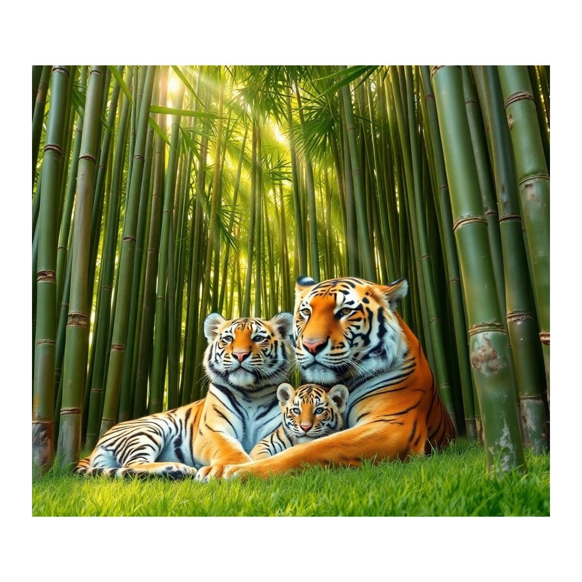 재물그림 액막이 자석액자 대나무 호랑이 현관인테리어 집들이선물, 1개, 02. 호랑이 가족 6,900원