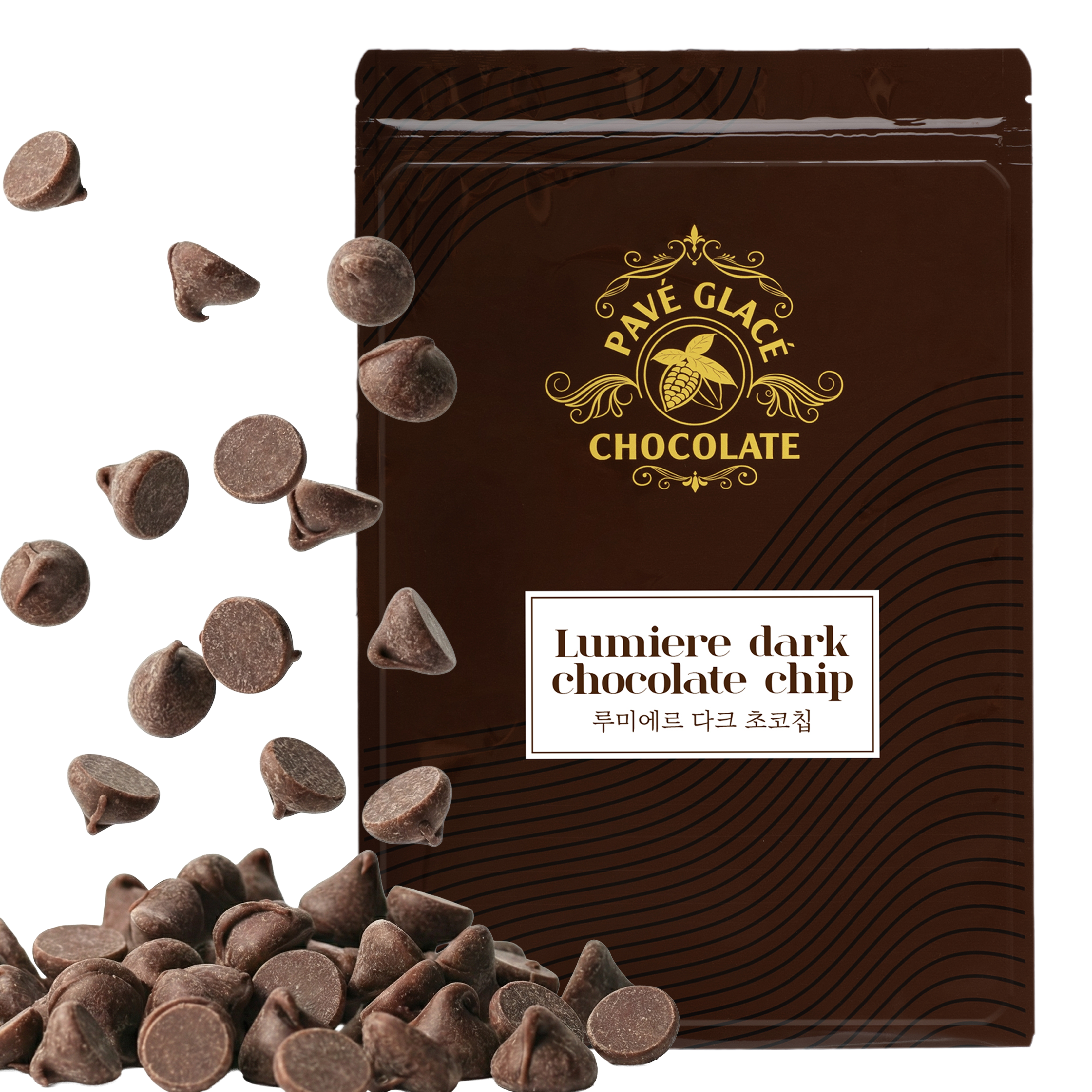 파베글라스 루미에르 다크초코칩, 1kg, 1개 12,980원