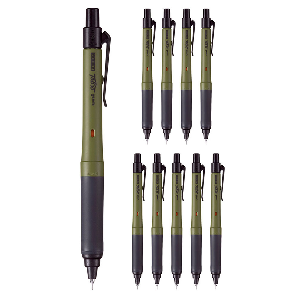 유니 알파겔 스위치샤프 M5-1009 다크올리브, 0.5mm, 10개 66,250원