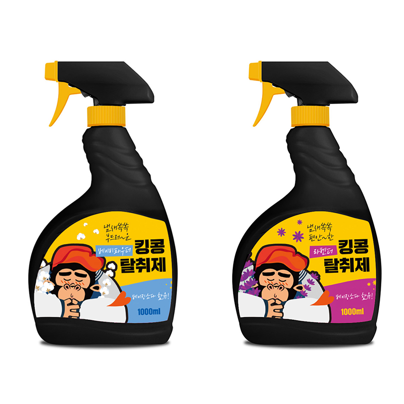 킹콩 강아지 반려견 소변냄새 탈취제 베이비파우더향 43,300원