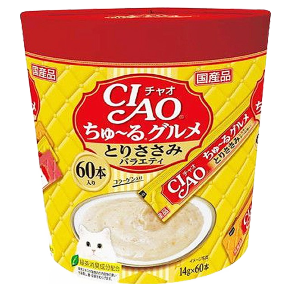 이나바 챠오츄르 짜먹는 고양이 간식, 닭가슴살, 840g, 2개 60,500원