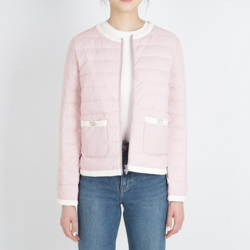 게스 여성 패딩 경량 구스 점퍼 라이트핑크 YN4W5869 P 179,000원