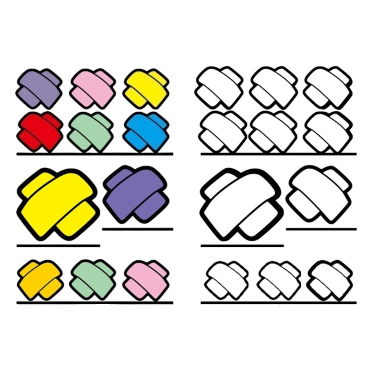 바이유즈 차량용 흠집커버 컬러 반창고땜빵스티커, 1세트, 혼합 7,190원