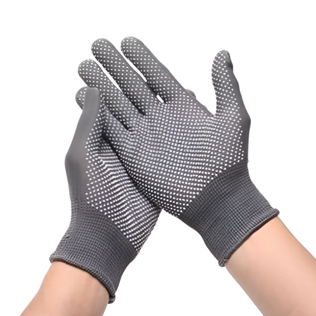 리빙플리 점박이 도트 장갑, 20세트, 그레이 13,800원