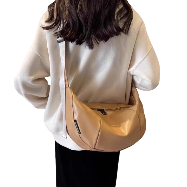 Makone 여성 가죽 대용량 반달  숄더백 크로스백 28,900원