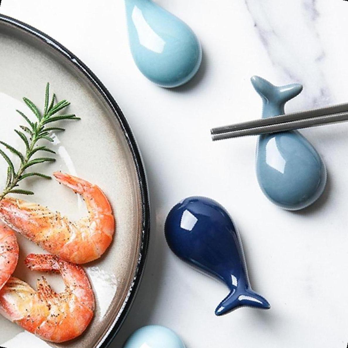 도자기 고래모양 수저받침 테이블 키친 식탁 주방장식 5,400원