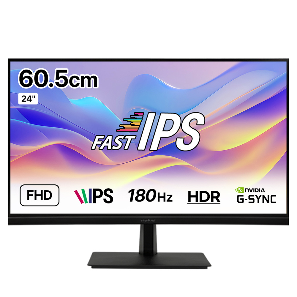 인터픽셀 FHD FAST IPS 180Hz 게이밍 모니터, 60.5cm, IP2442(무결점) 139,000원