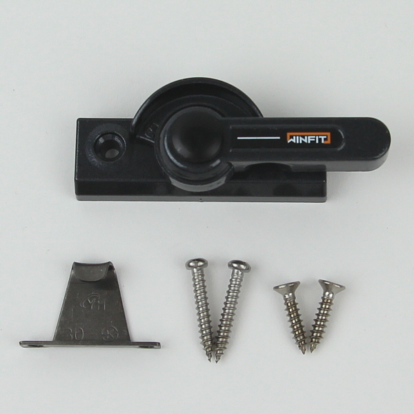 블랙 양방향 크리센트 샤시 잠금장치/샷시/걸쇠/수리 2,700원