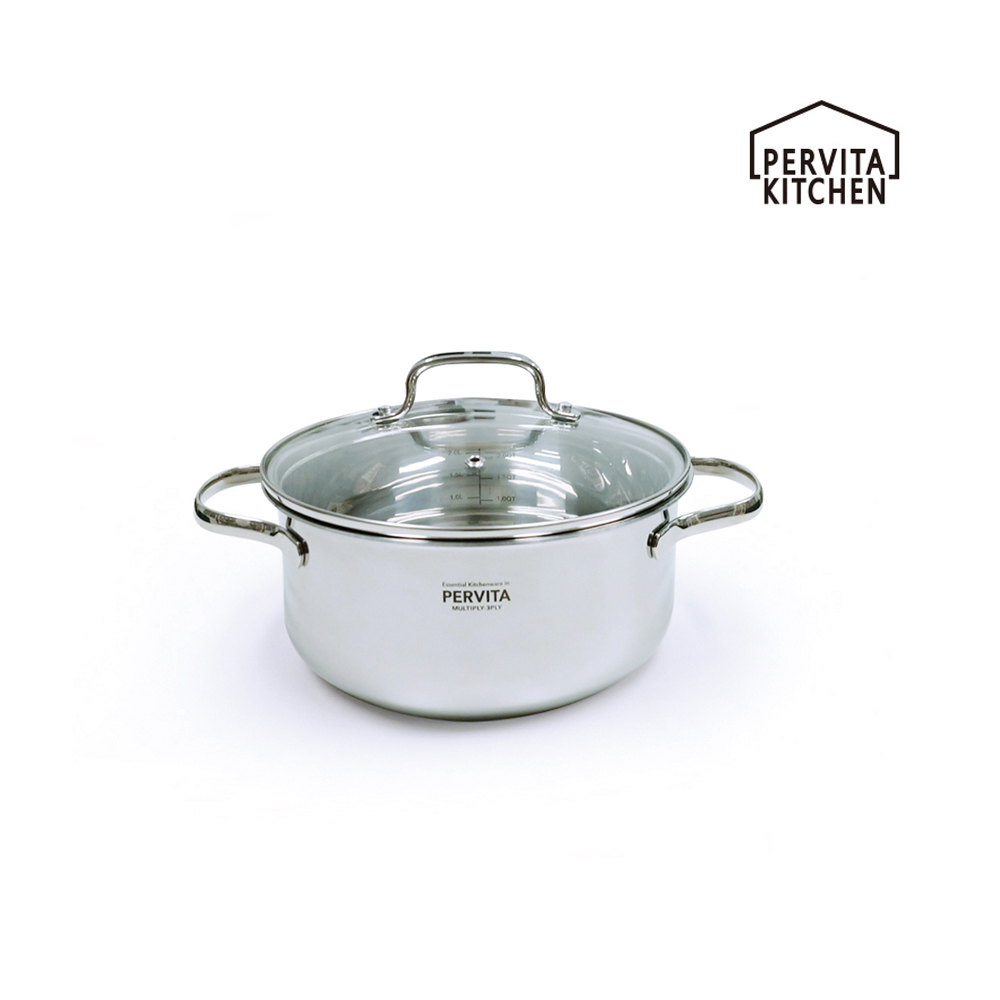 페르비타 인덕션 통3중 스테인레스 양수냄비 22,500원