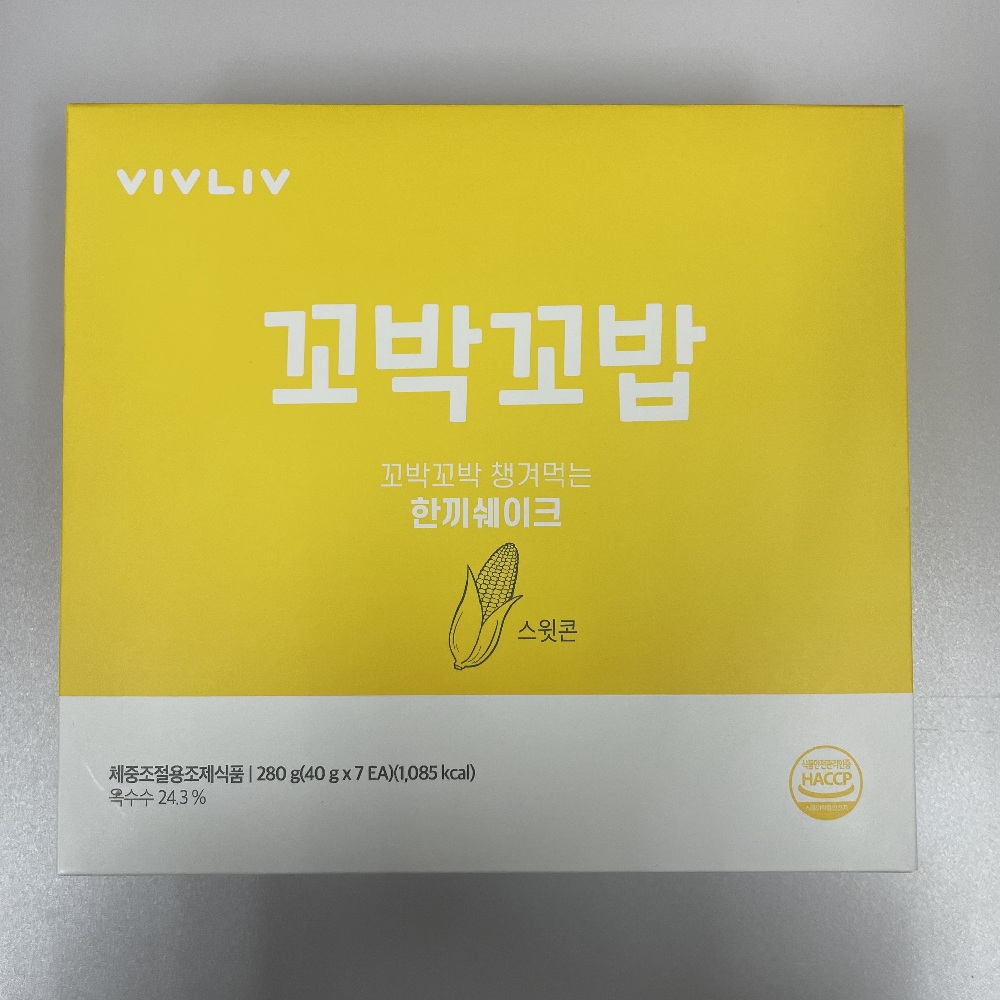 비브리브 꼬박꼬밥 챙겨먹는 한끼쉐이크 스윗콘 26,480원