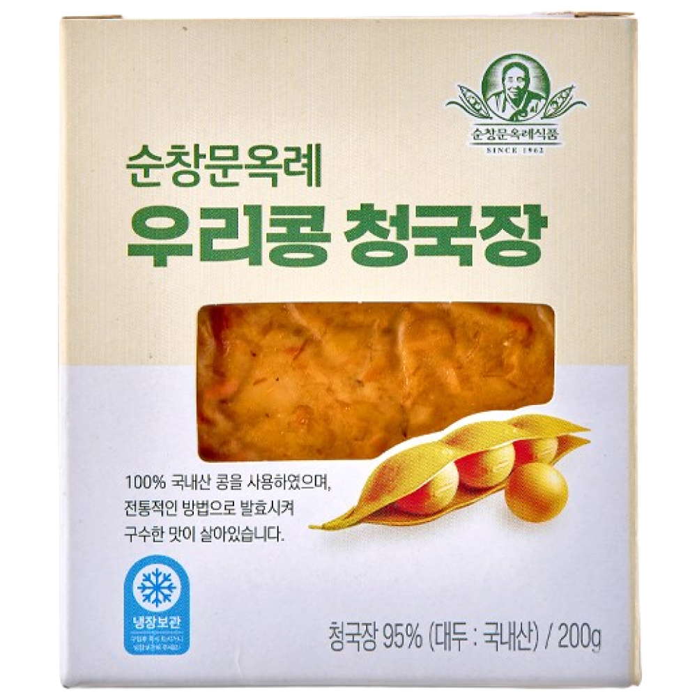 순창문옥례 우리콩 청국장 소포장 200 g 100% 국산콩 명인 청국장, 200g, 3개 15,750원