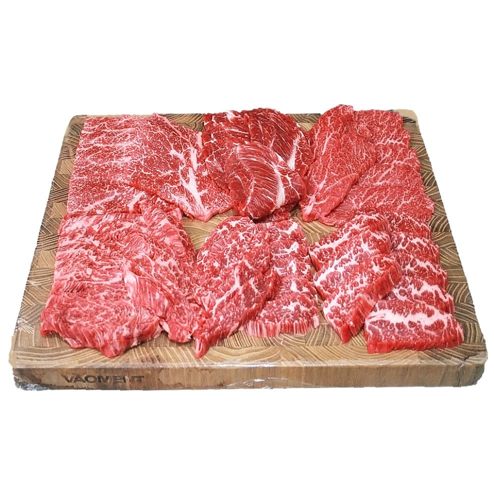 춘자네농축산 투뿔 한우 실속 세트 소고기 모듬 구이용, 1개 58,700원