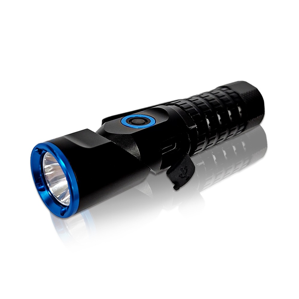 제스트 LED 손전등 헤드꺾임 후레쉬 충전랜턴 Z-M712FB JW 종원, 1개, 블루 13,200원