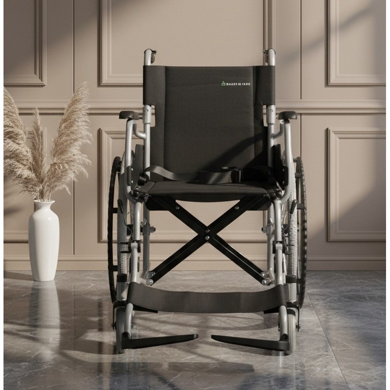 대세엠.케어 PARTNER i100 + 이중시트 기본 증정 튼튼하고 가벼운 초경량 접이식 휠체어 가정용 수동 휴대용 여행용 병원 노인 어르신, 1개 190,000원