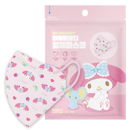 산리오캐릭터즈 입체마스크 소형 어린이 초등학생 새부리 13,500원