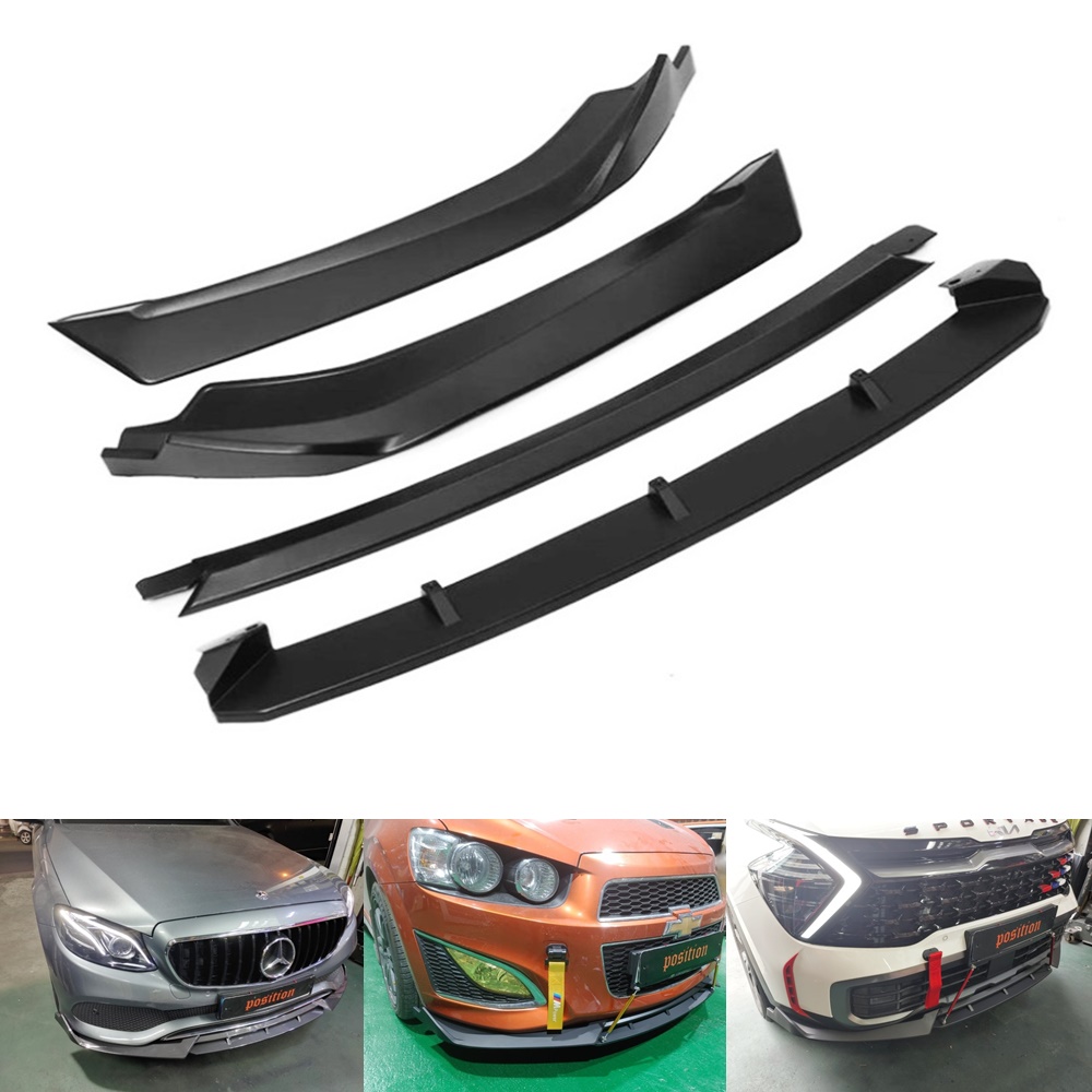 프론트 립댐 유니버셜 바디킷 전차종립댐 에어로파츠 프론트4단립댐, 프론트4단(무광)데칼레드 59,000원