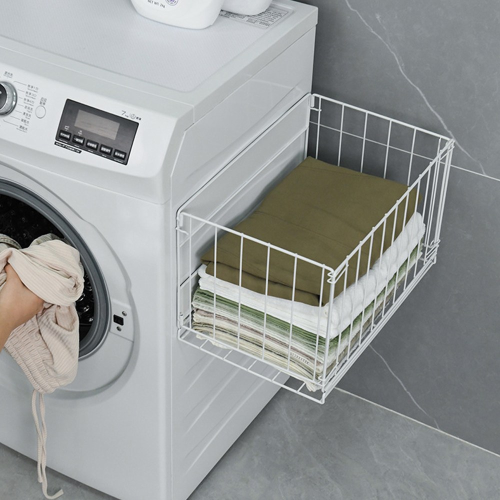 HK sell 스틸잇 접이식 자석 빨래바구니 다용도 냉장고 수납 바구니 19,800원