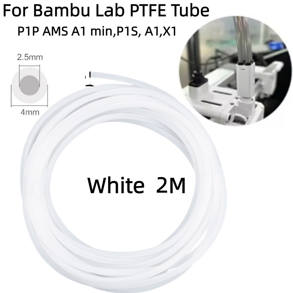 밤부랩용 튜브(1 75mm 멘트용 압출기용 커터 ) 2 5mm 내경x4mm 외경 길이 튜브(밤부랩 A1/P1P/P1S/X1C용) 12,600원