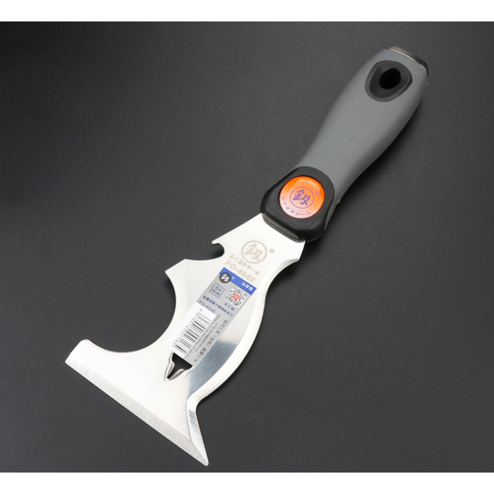 경화형 64mm 10 in 1 다용도 스크래퍼 헤라 스텐 껌칼 스티커 벽지제거 퍼티나이프 FO-4045 9,000원