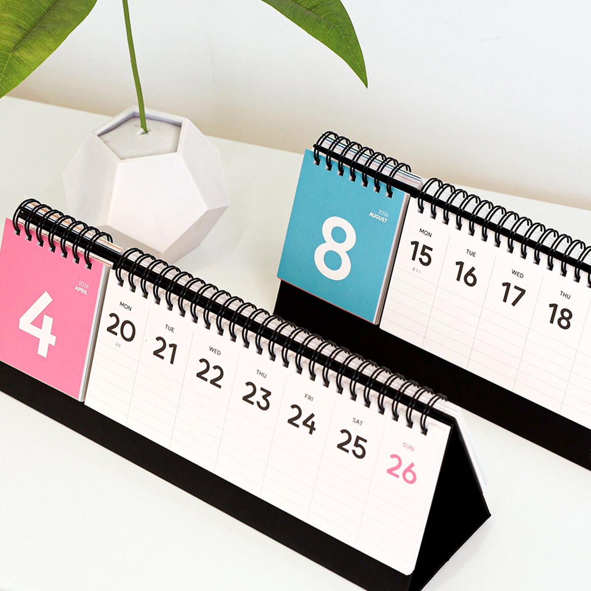 2026년 비기닝 탁상 스케줄러 플래너 달력 책상 데스크 심플 2026 캘린더 26년 인테리어 레트로 위클리 스케줄 달력 12,990원
