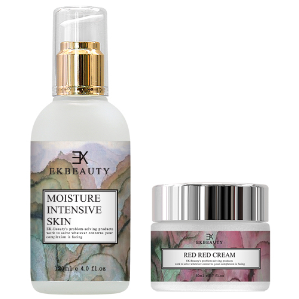 이케이뷰티 보습스킨 붉은피부 홍조크림 2종세트 붉은피부 예민 건조피부 보습과 진정 개선 무파라벤 천연화장품 70,660원
