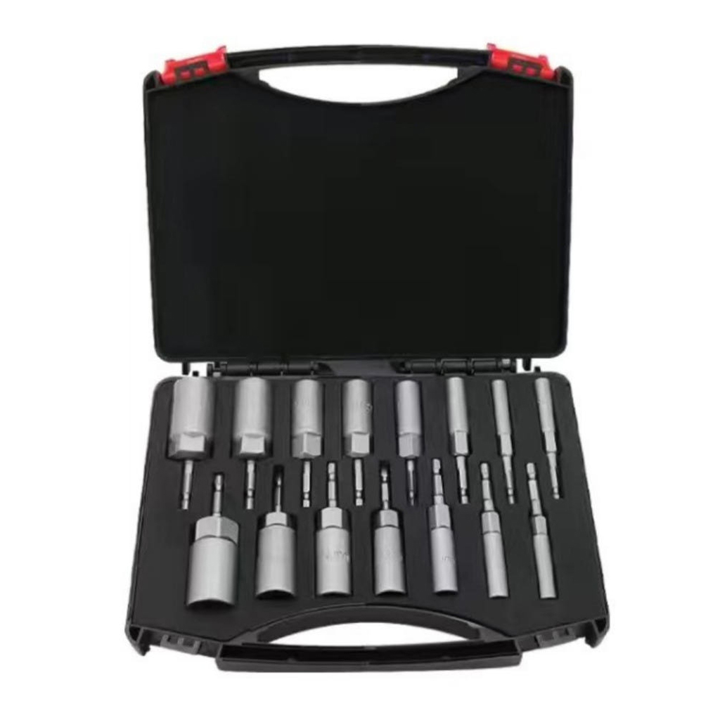 15p 육각 롱비트 전동드릴 소켓세트 롱복스 복스알 임팩 드라이버 공구 롱복스 15,300원