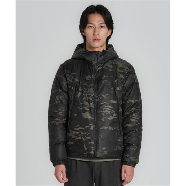 [스노우피크] SNOWPEAK APPAREL 멀티캠 경량 후드 구스 다운 자켓 Black (S23WMPDJ08) S23WMPDJ08BK 334785 207,000원