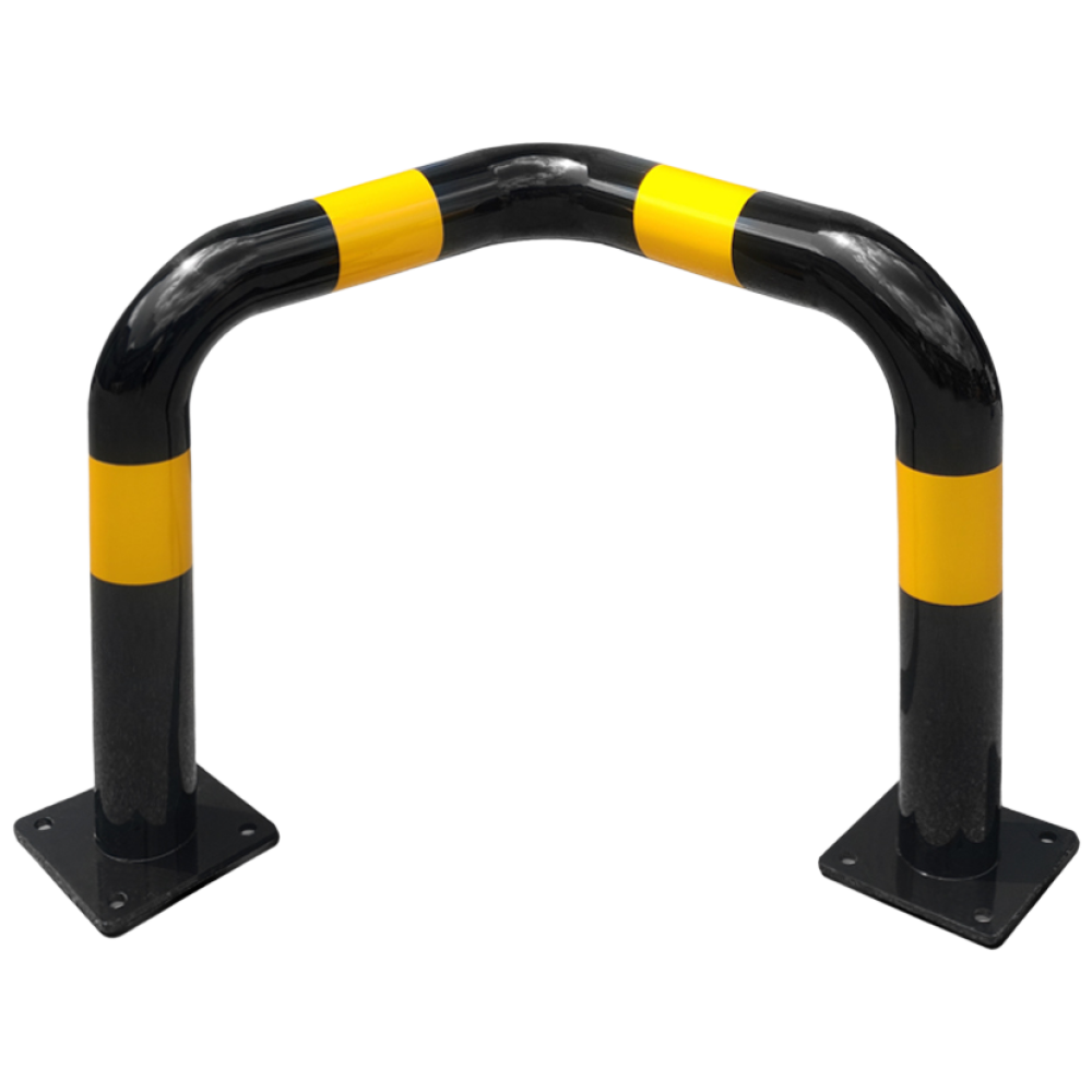 스틸 L자 코너가드 (다리발 2개) 주차장 물류창고 코너가드 충돌 충격 방지 기둥보호대 코너보호대, 스틸 앙카식, 1개 108,000원