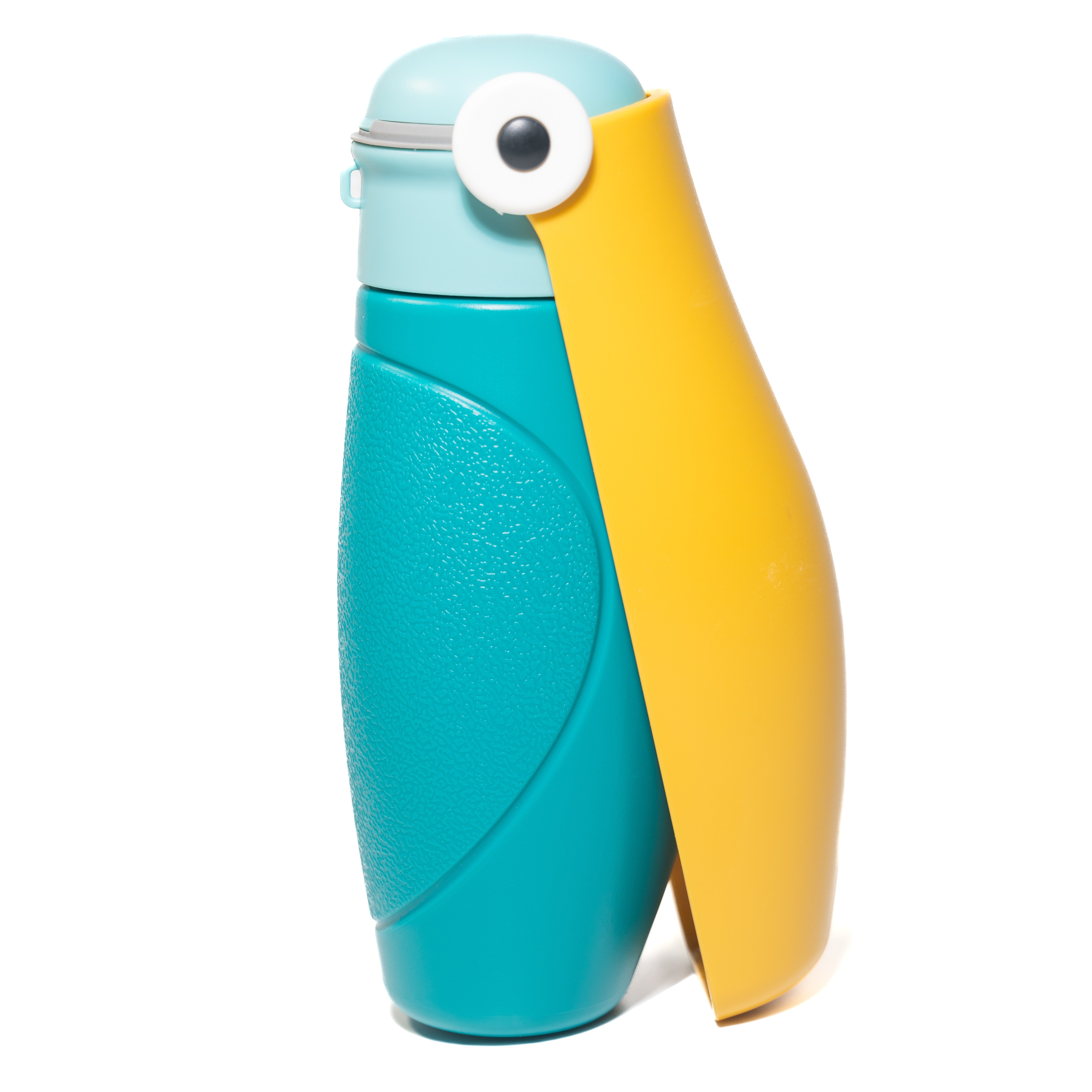 여우소리 펠리컨 휴대용 강아지물병 접이식물통 사료겸용 산책 여행 외출 급수기 480ml, 1개, 파랑노랑 16,500원