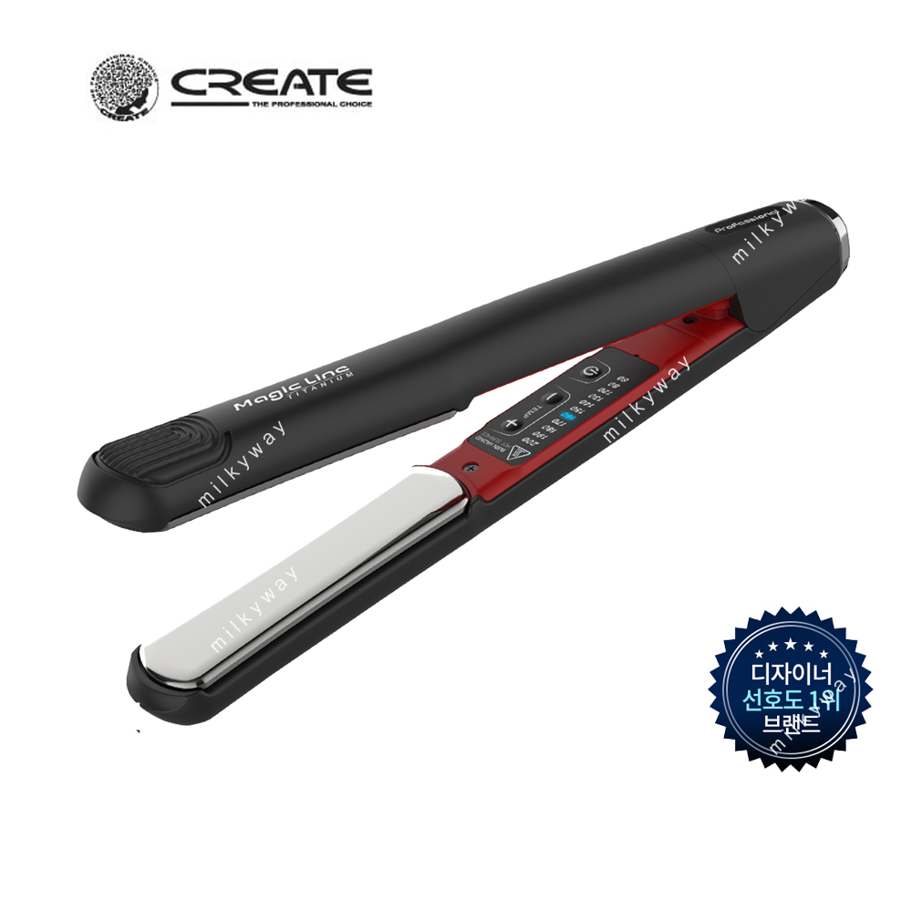 그리에이트 티타늄 매직라인 24MM 매직기 전문가용 미용실 판 고데기 119,210원