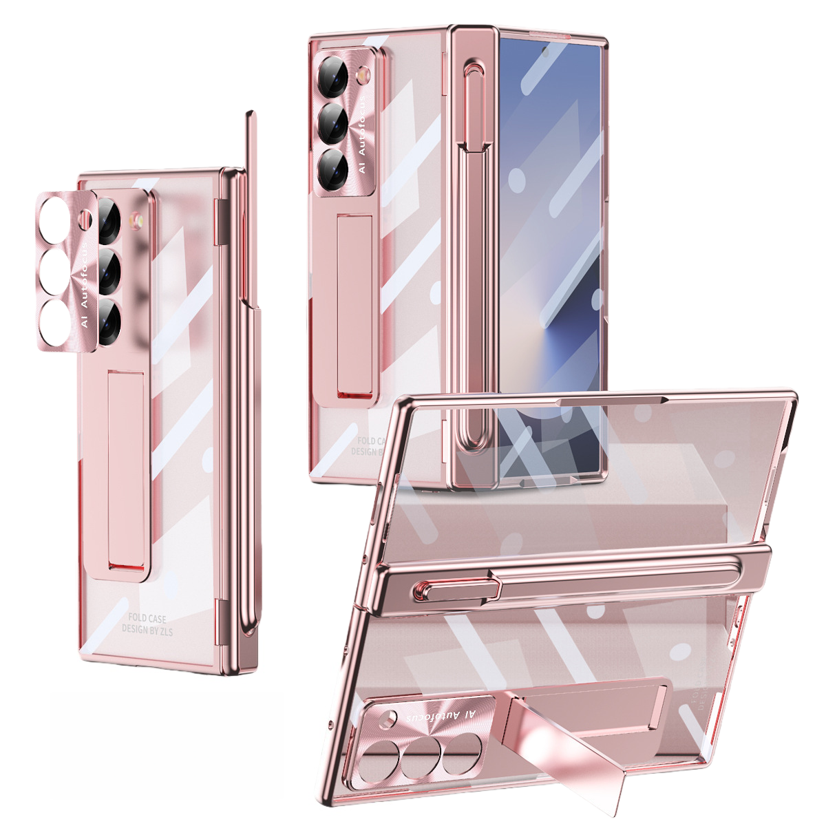 건컴퍼니 갤럭시 Z폴드 7 6 투명 풀커버 휴대폰 케이스 힌지보호 힌지2개 교체 sPen S펜 도금 액정보호필름 30,910원