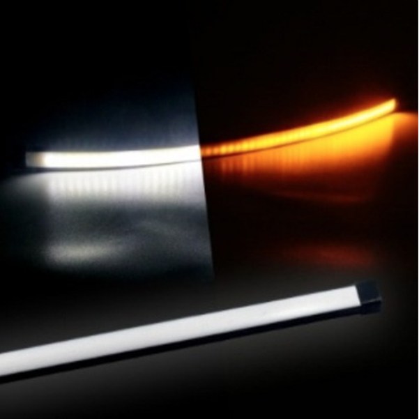 무빙 LED 3WAY 면발광 V2 DC12V 아이스블루-옐로우 오토바이LED, 현재가 15,000원