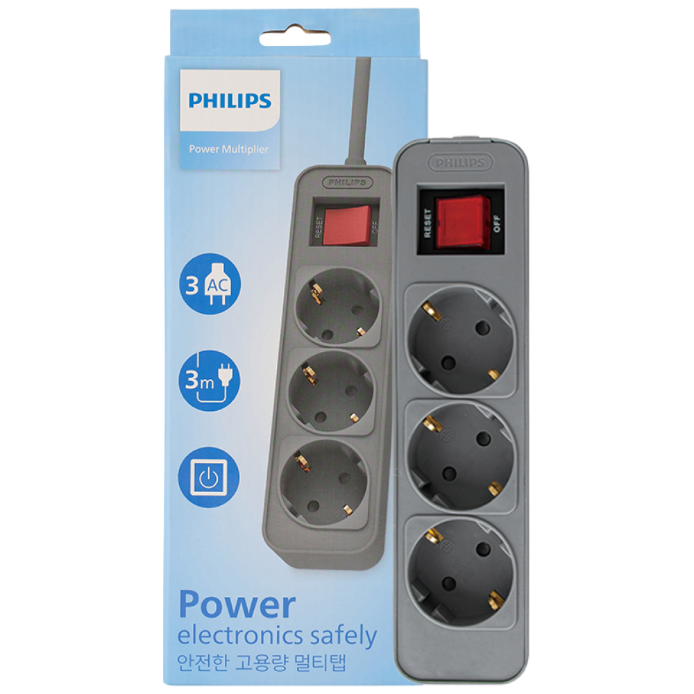 필립스 고용량멀티탭 4000W 워크탭 과부하차단 17,010원