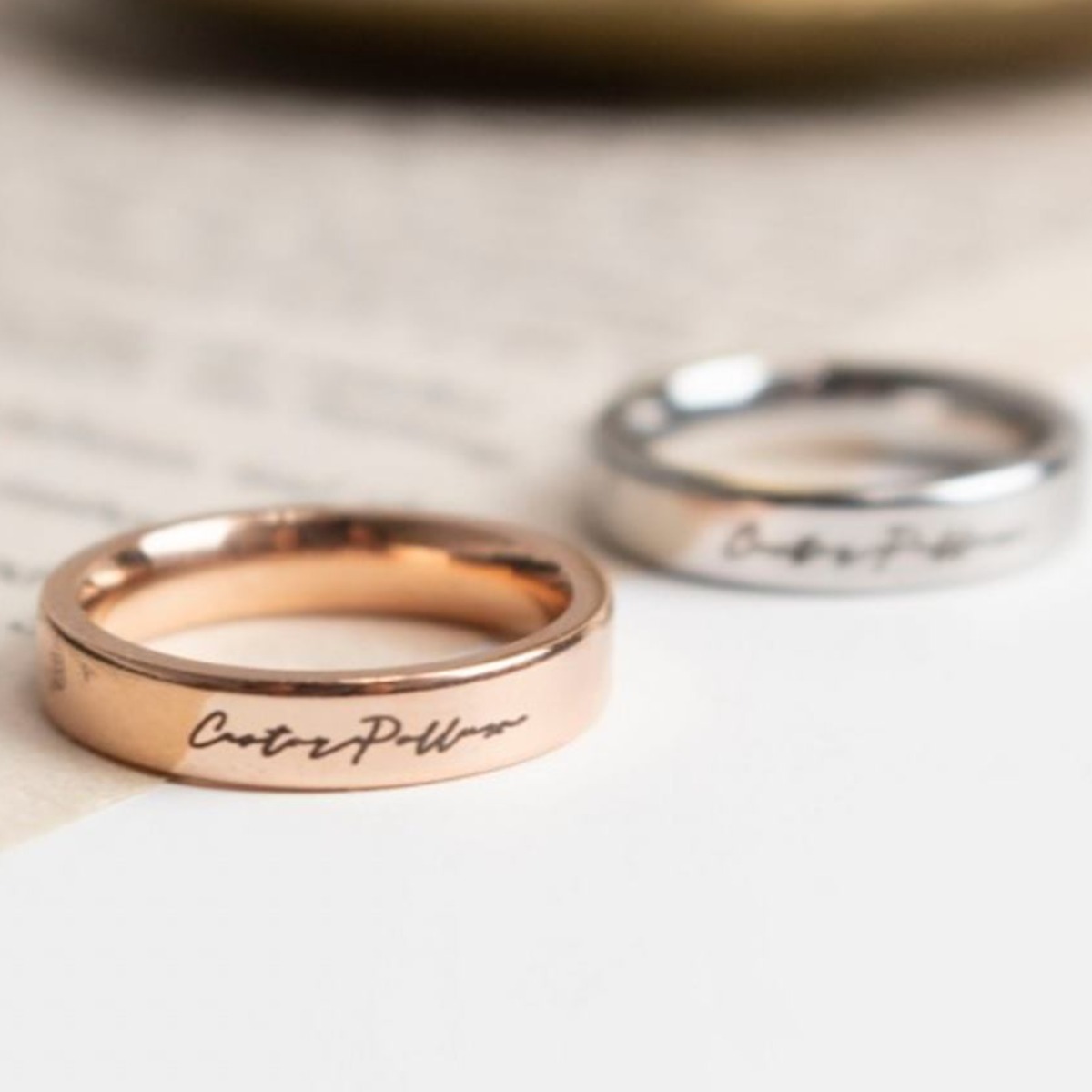 [무배/각인무료] 써지컬스틸 4mm 라운드 레터링 각인반지 커플링 14,900원