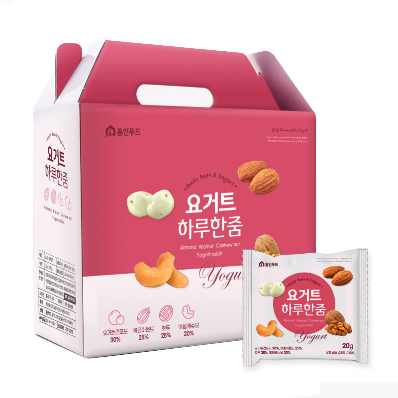 홈인푸드 요거트 하루한줌 30입 선물세트, 1박스 14,900원