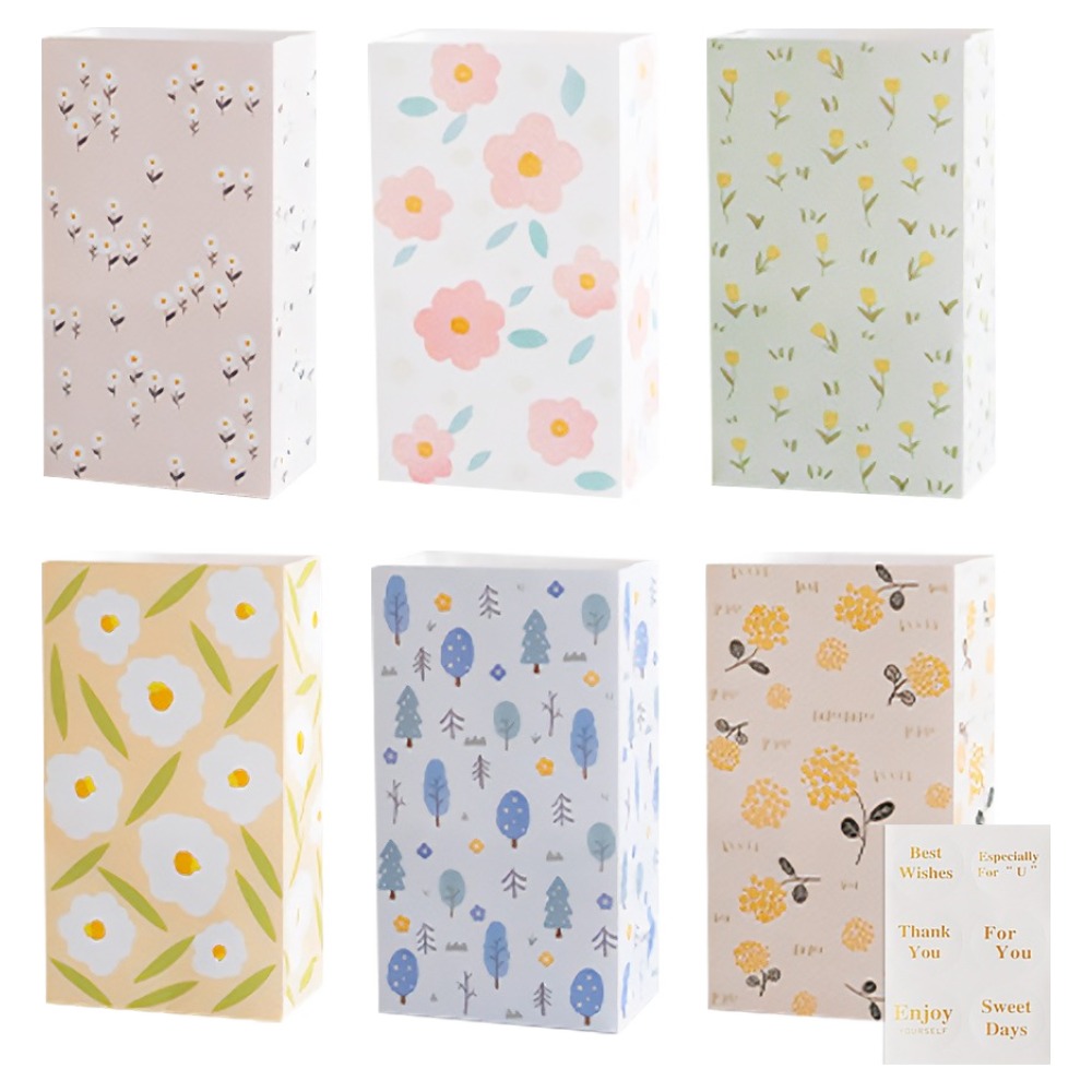 모던앳 플라워 구디백 종이봉투 6종 세트 5,200원