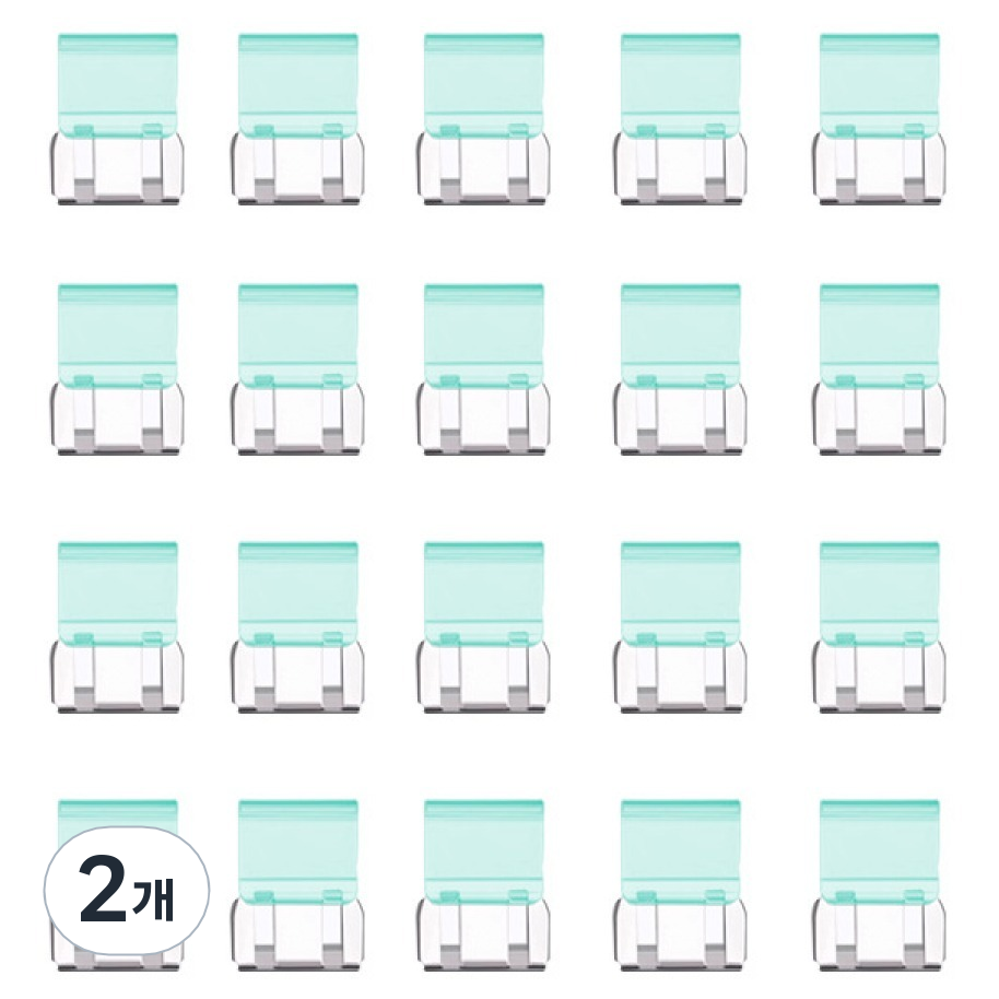 문구담 멀티 푸시 핸드 클립 종이 문서 고정 바인딩 05 초록 16,400원