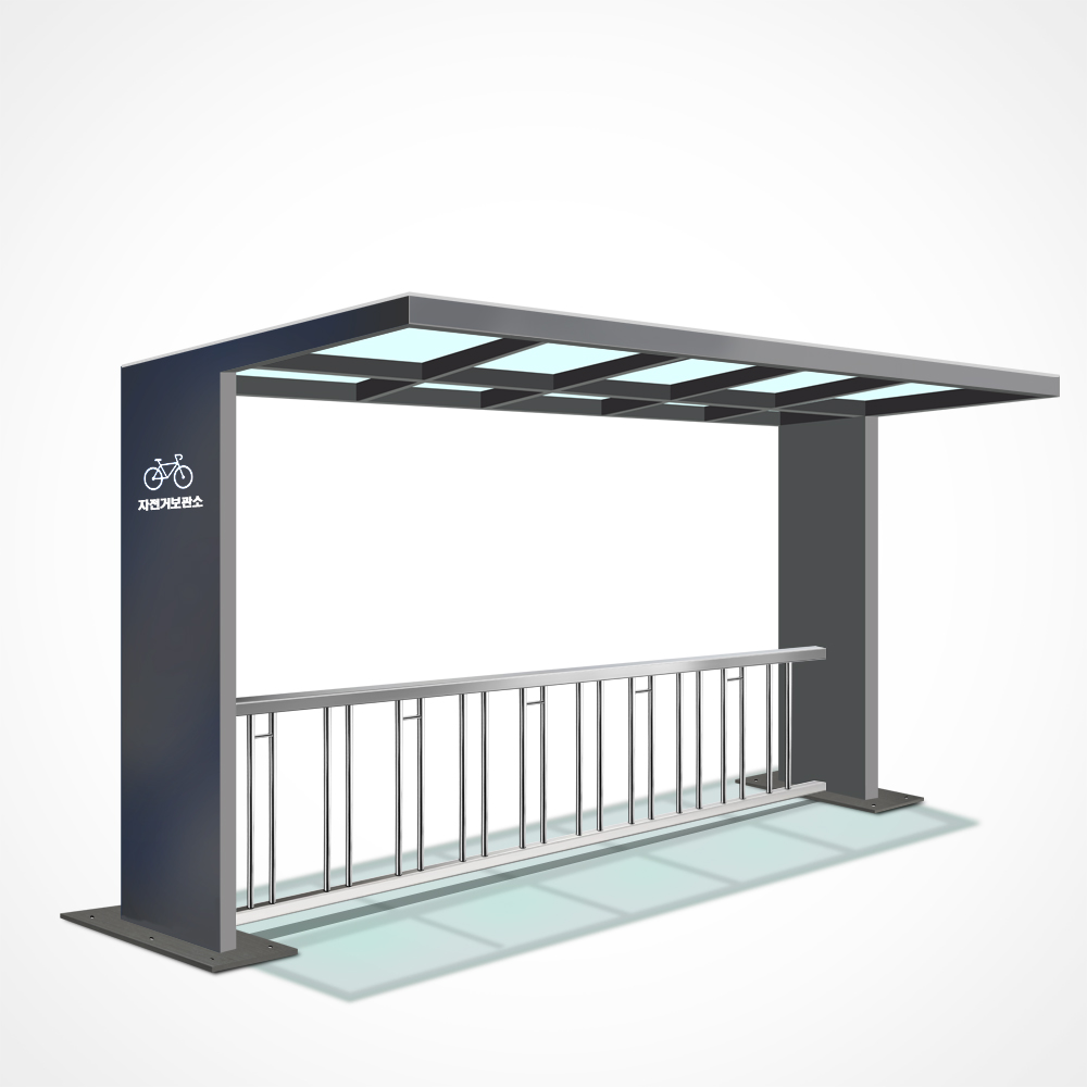 렉산형 자전거 거치대 D형 도서관 아파트 관공서 야외 자전거 보관소 보관대 2,639,900원
