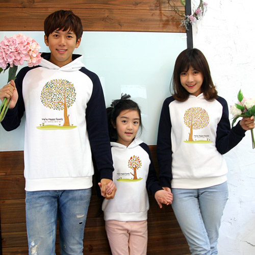 해피앤티 해피트리 가족티 기모나그랑 패밀리룩 26,900원