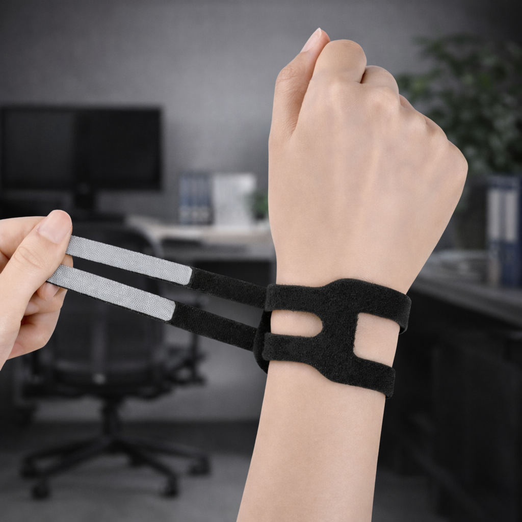윈가드 TFCC 손목 보호대 스트랩 1+1 새끼손가락 쪽 손목 통증 아대 척측지지대, 2개, 블랙 7,900원