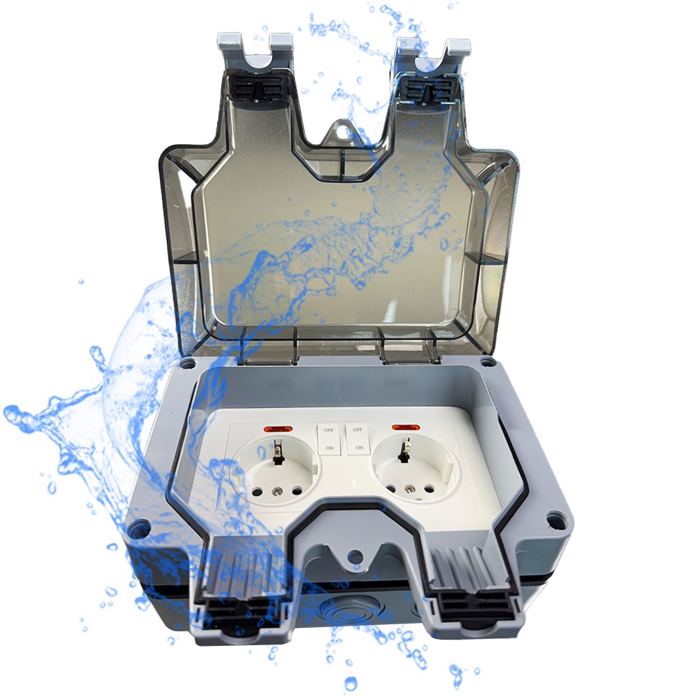 <한정판매>다용도 야외 캠핑 방수 방진 스위치 노출 콘센트 오픈 18,900원