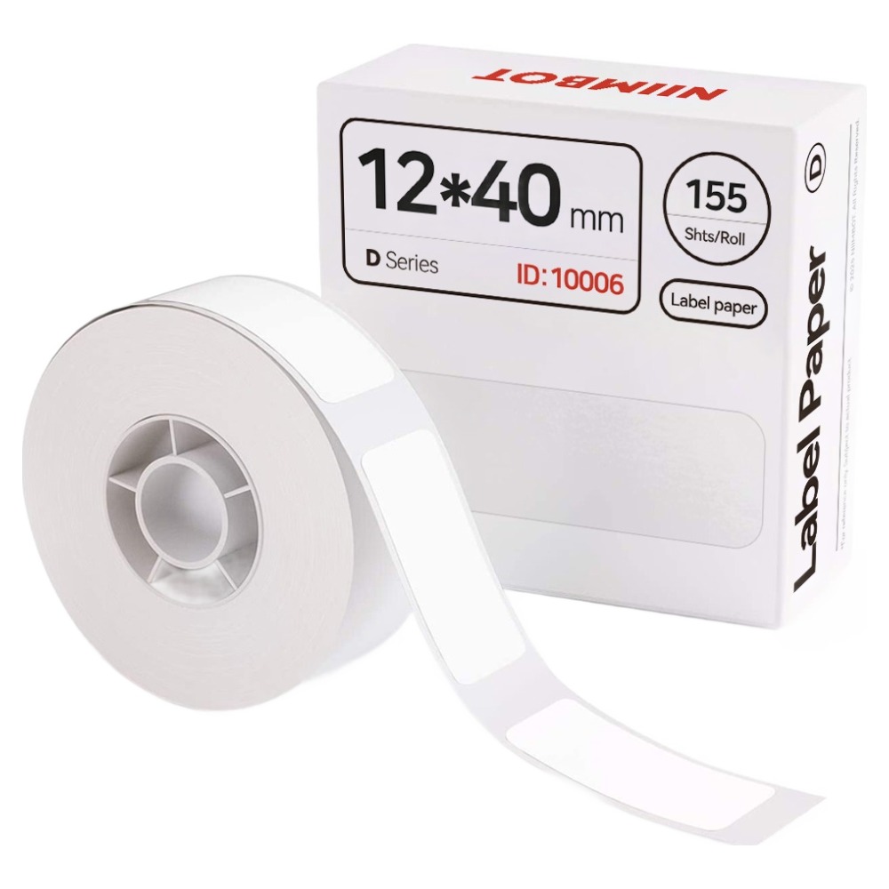 님봇 프린터 D시리즈 H1S 공용 라벨지 화이트 12 x 40 mm 8,400원
