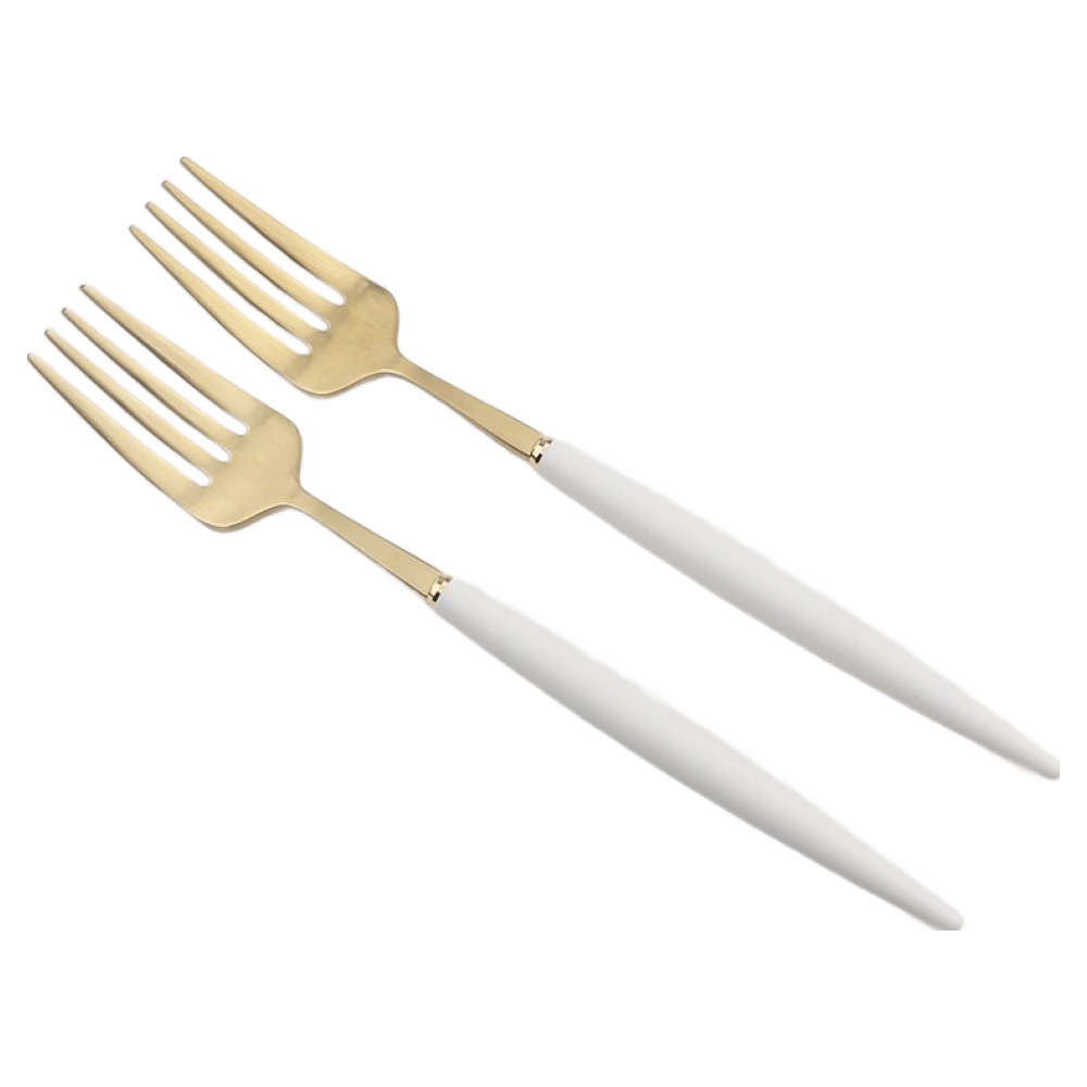 보겐 알르망드 골드 커트러리 디저트포크, 화이트, 2개 13,050원
