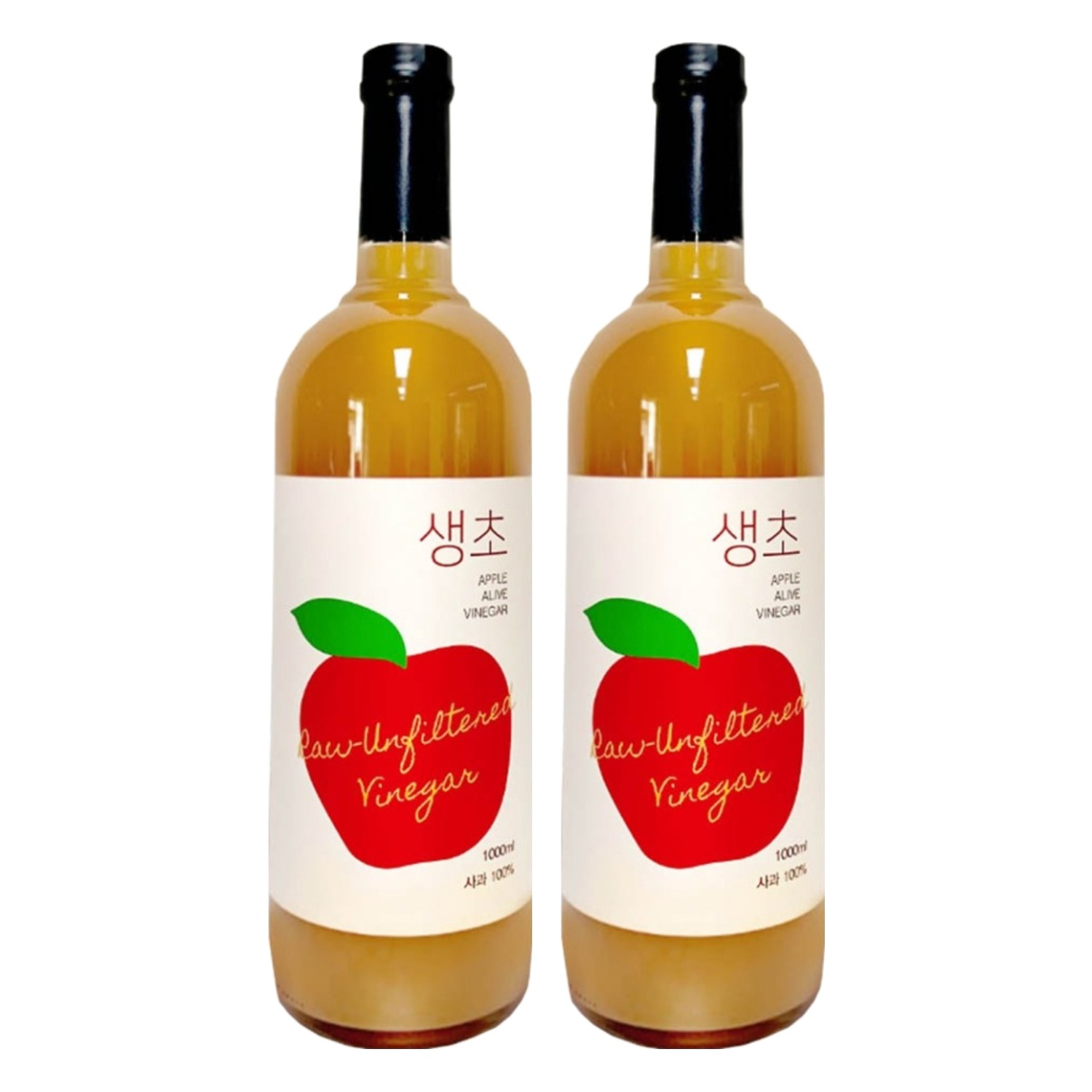 생생초 생초 사과 음용식초, 1L, 2개 24,280원