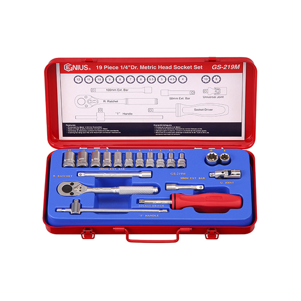 지니어스 핸드소켓세트 GS-219M 1 4_(1EA) 46,690원