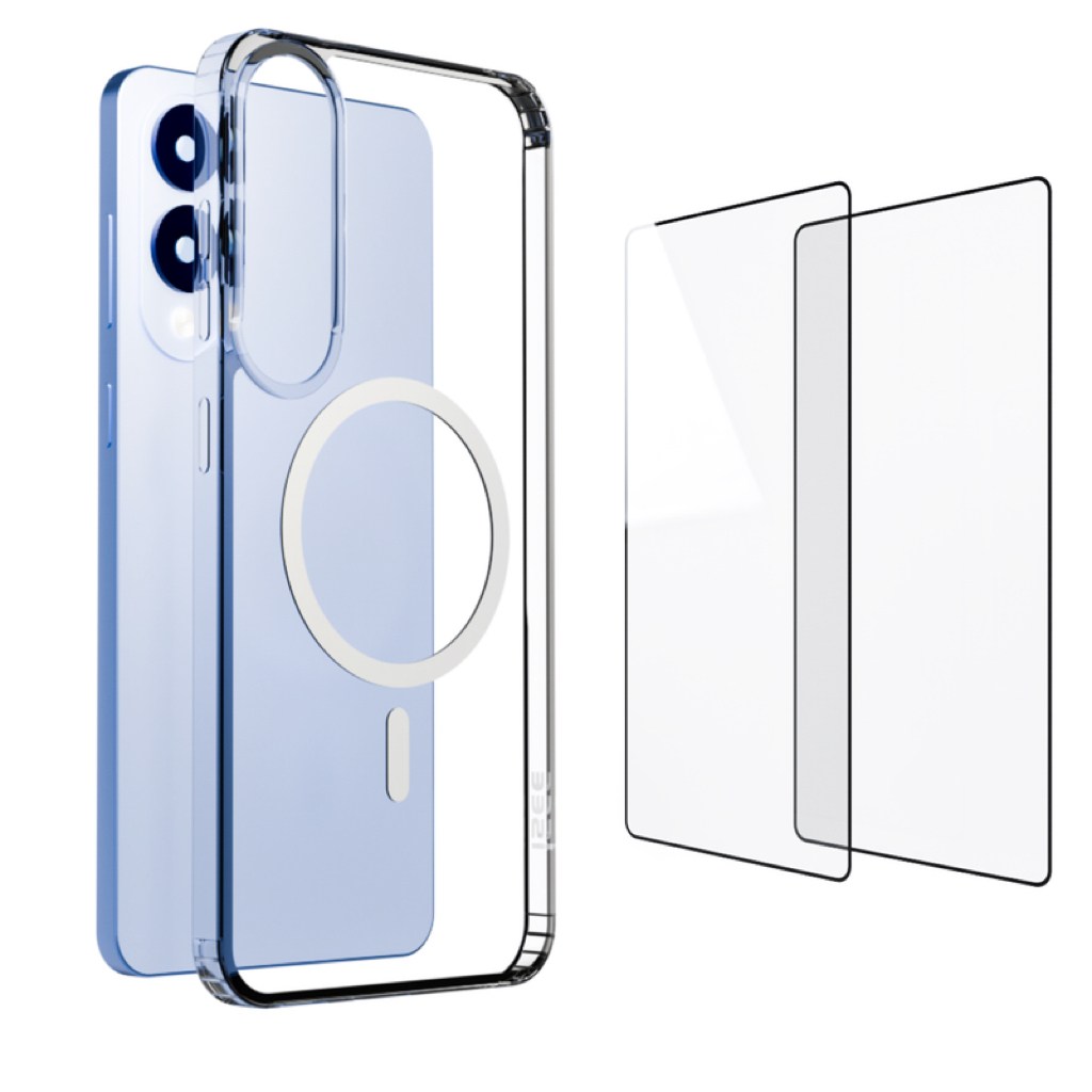 아이시(isee) 아이폰/갤럭시 맥세이프 3000가우스 강력자석 투명 케이스 강화유리2장 포함 변색 3개월 보장정책 15,800원