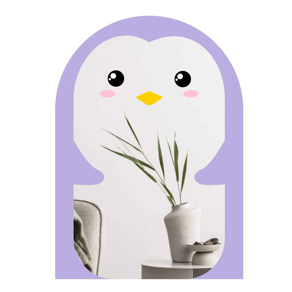 디자인 팽귄 동물 거울 붙이는 아치형 어린이 유아 캐릭터 거울 88,000원